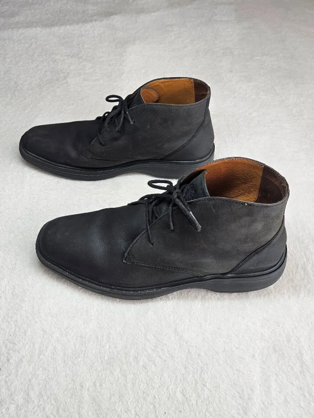 Dr. Comfort Ruk Men's Casual Boots in black leather
